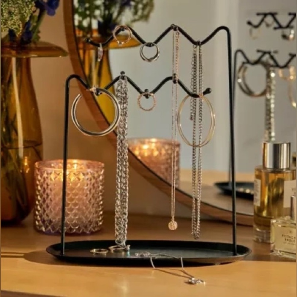Urban Outfitters Alula Black Jewelry Stand Catch-all Dish